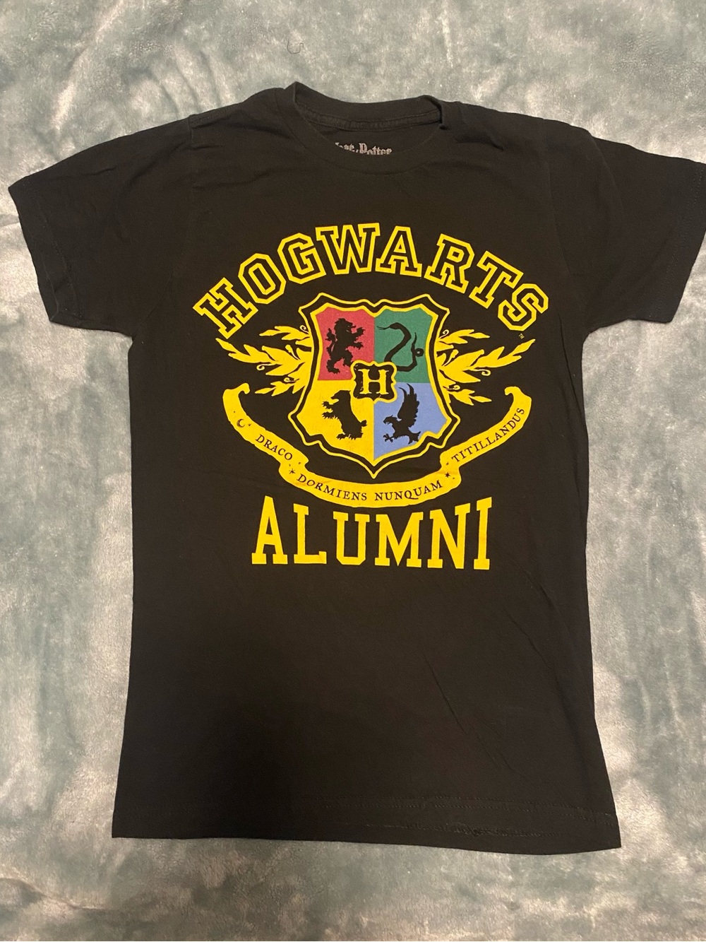 Harry Potter Hogwarts Alumni Crest Tee – Size S – Official Warner Bros